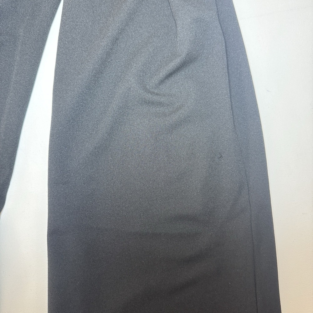 White House Black Market WHBM Strapless Twist Plum Black Jumpsuit 6 Wide Leg - Picture 10 of 10
